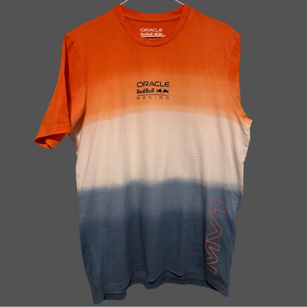 Men's, Max Verstappen MV1 Formula One Racing T-shirt, SIZE LARGE, tailored fit